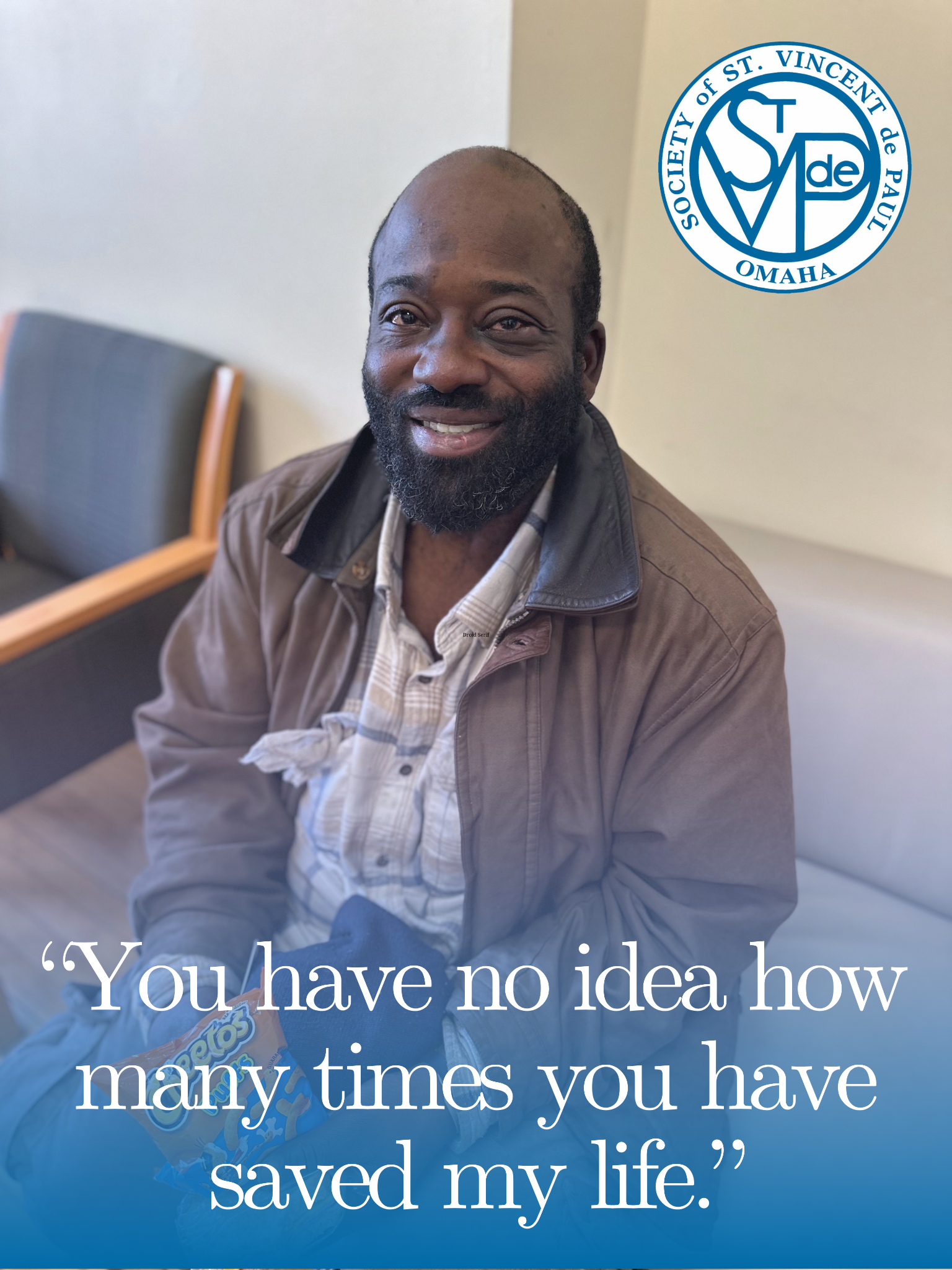 Client testimonial social graphic