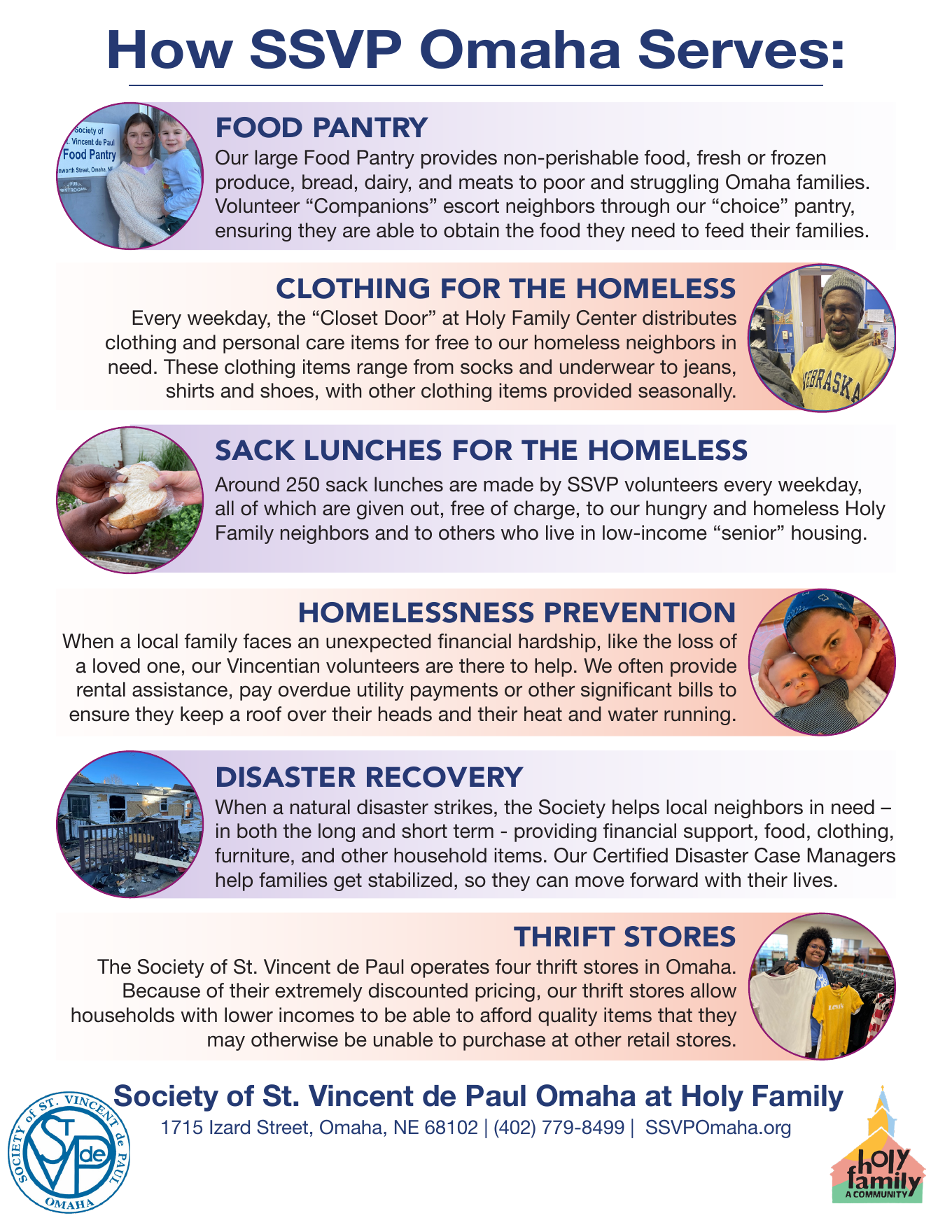 Lenten Appeal program page