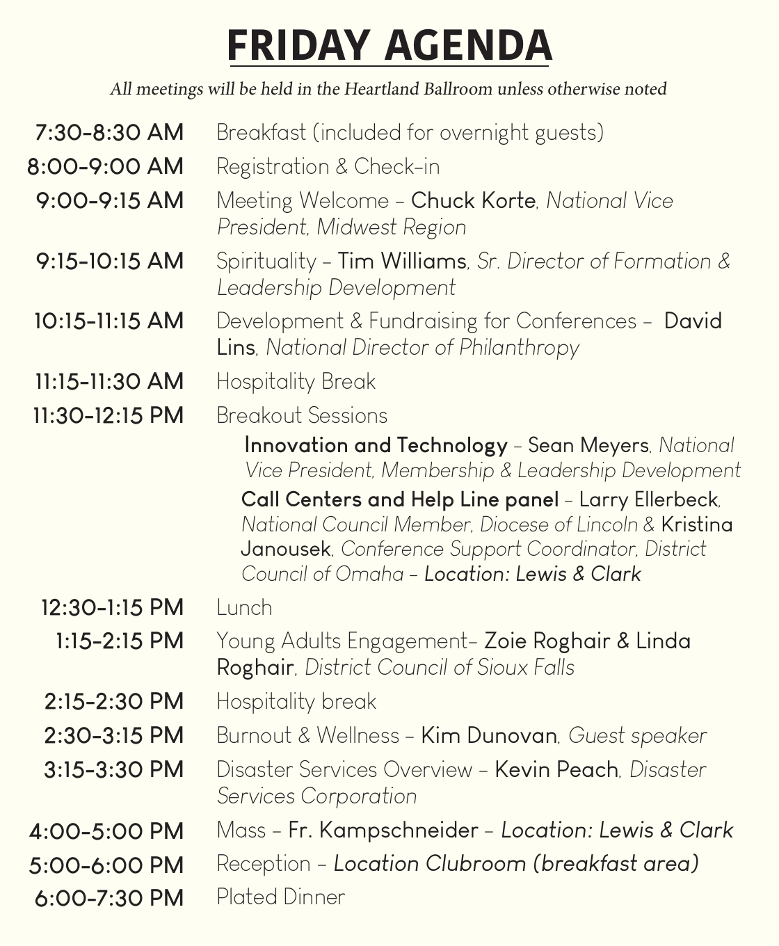 Midwest Regional Meeting agenda