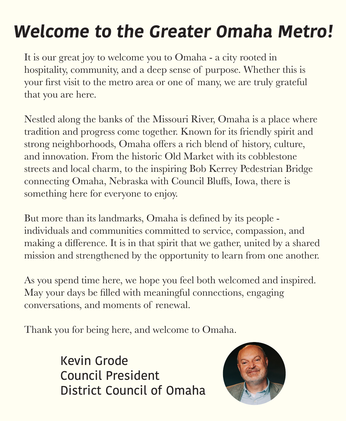 Midwest Regional Meeting welcome page