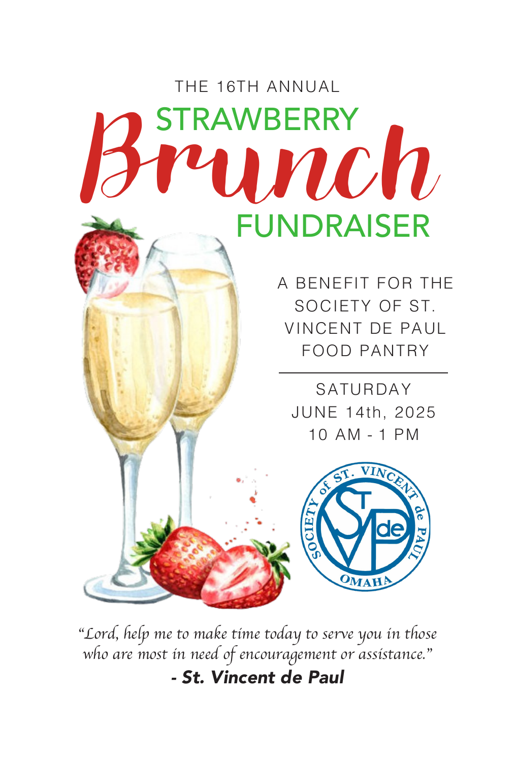 Strawberry Brunch program cover